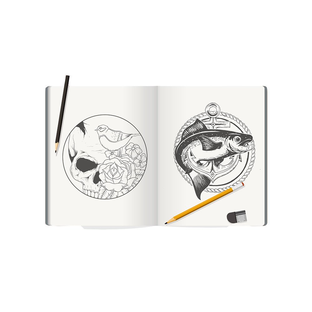 PaperClub Artist Range A5+ Mixed Media Notebook | ACRYLIC | WATERCOLOR |SKETCH | LAY FLAT BOOK BINDING PREMIUM ACID FREE PAPER HEAVY BULK PAPER