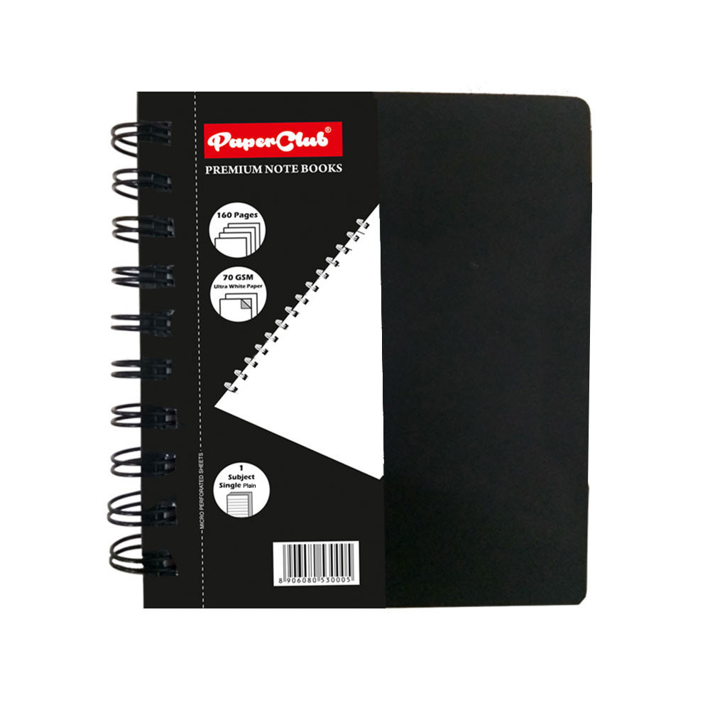 PaperClub 1-Sub WBPP NoteBook (A6-160pages) wiro binding notebook | wiro diary for office | New Year Diary 2024 | Non Dated Dairy | wiro diary for journal | wiro Diary A6 - 160 Pages | Just in Price 85 Rs.