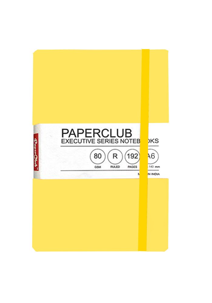 PaperClub Executive NoteBook | 53400 | 192 PAGES | RULED | SIZE : 90mm X 140mm - A6