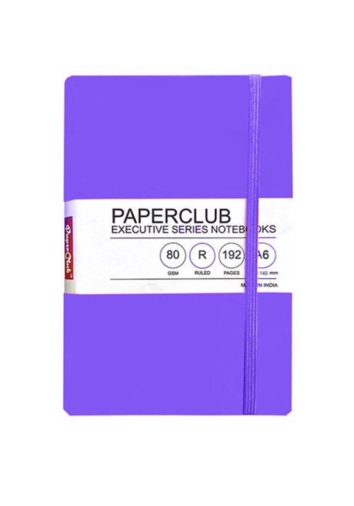 PaperClub Executive NoteBook | 53400 | 192 PAGES | RULED | SIZE : 90mm X 140mm - A6