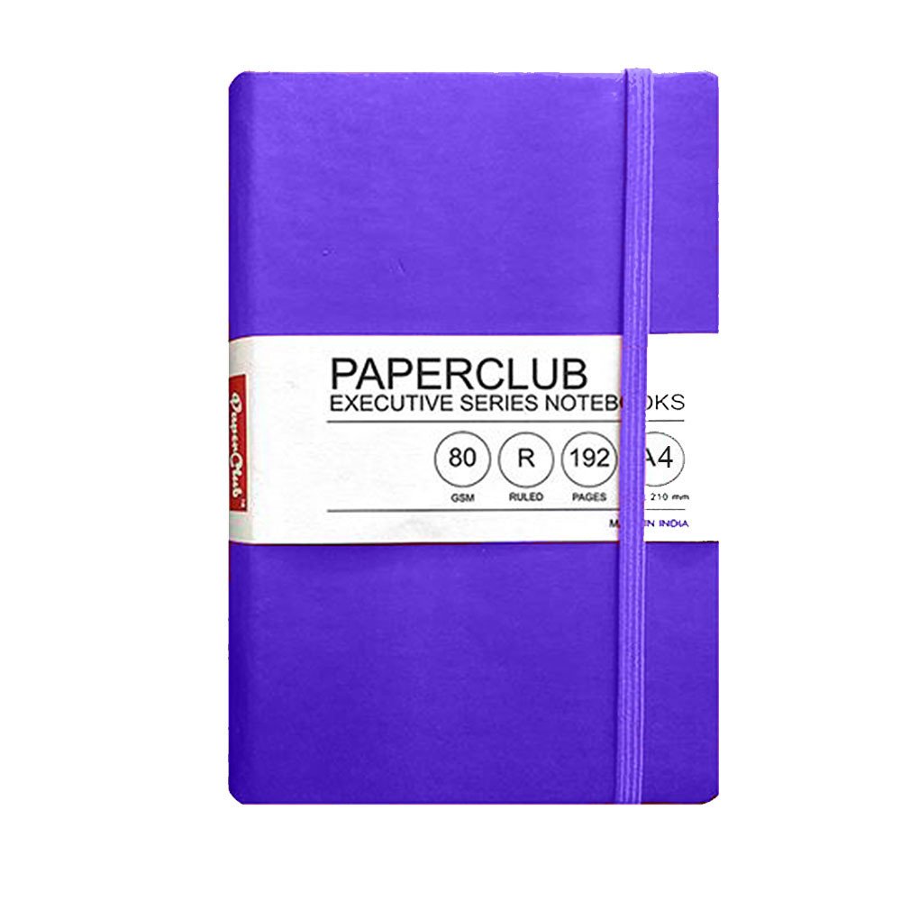 PaperClub Executive NoteBook | 53402 | A4 -192 PAGES | RULED And Plain | Executive Notebooks | Executive Diary for Daily Use| Non Dated Planner and Diary Just at 450Rs.